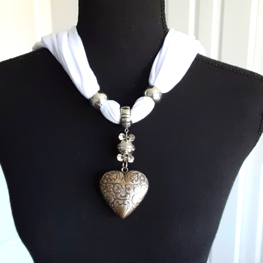Scarf with Embellishments